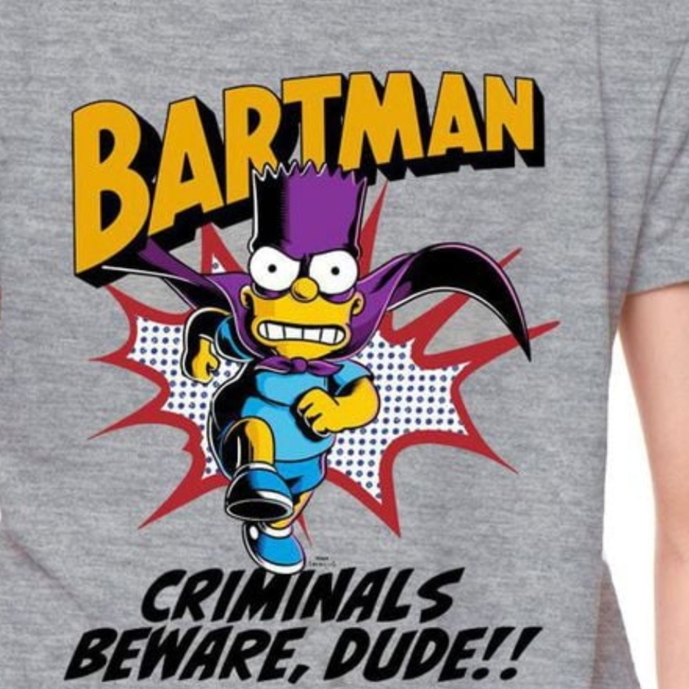 Bartman Kids Short Sleeve Tee - Gray